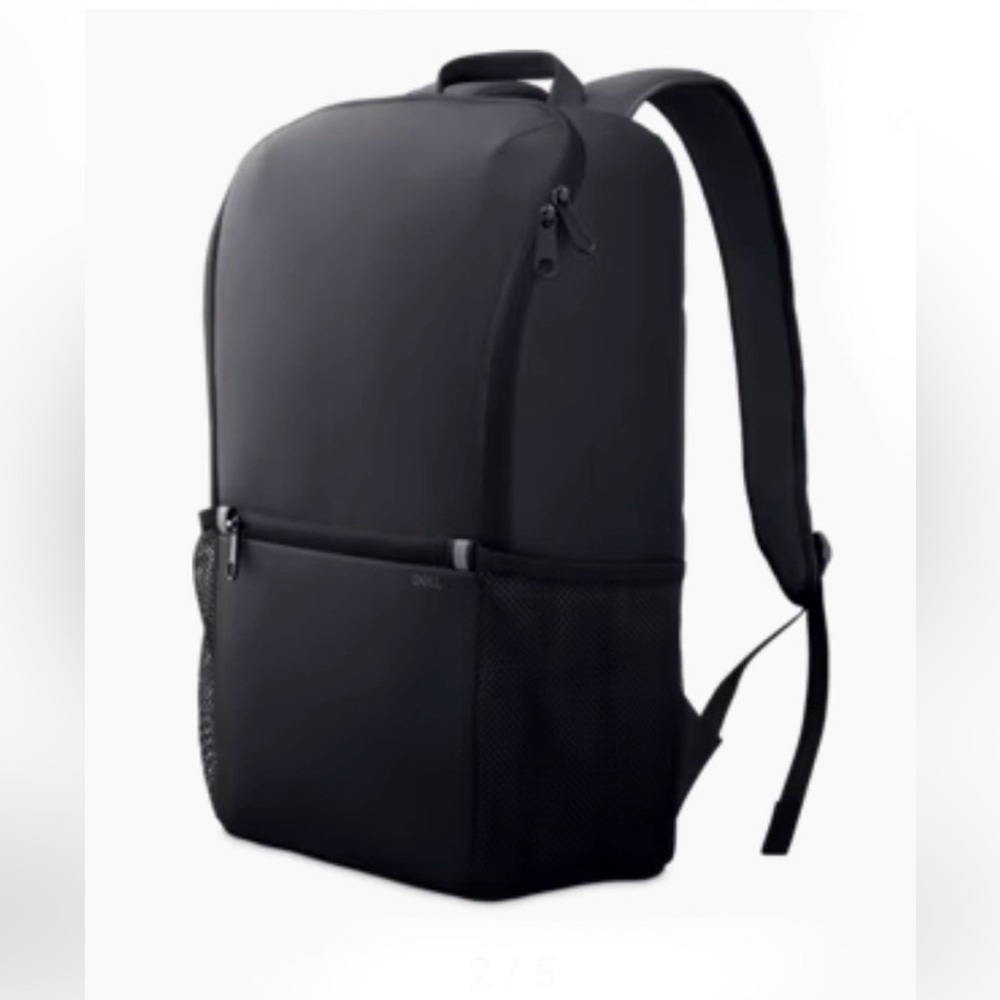 DELL Black Water-resistant Durable Adjustable Lightweight Laptop Backpack NWT